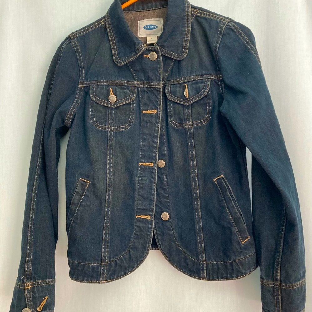 Old Navy Dark Blue Jacket Sz Small (105)